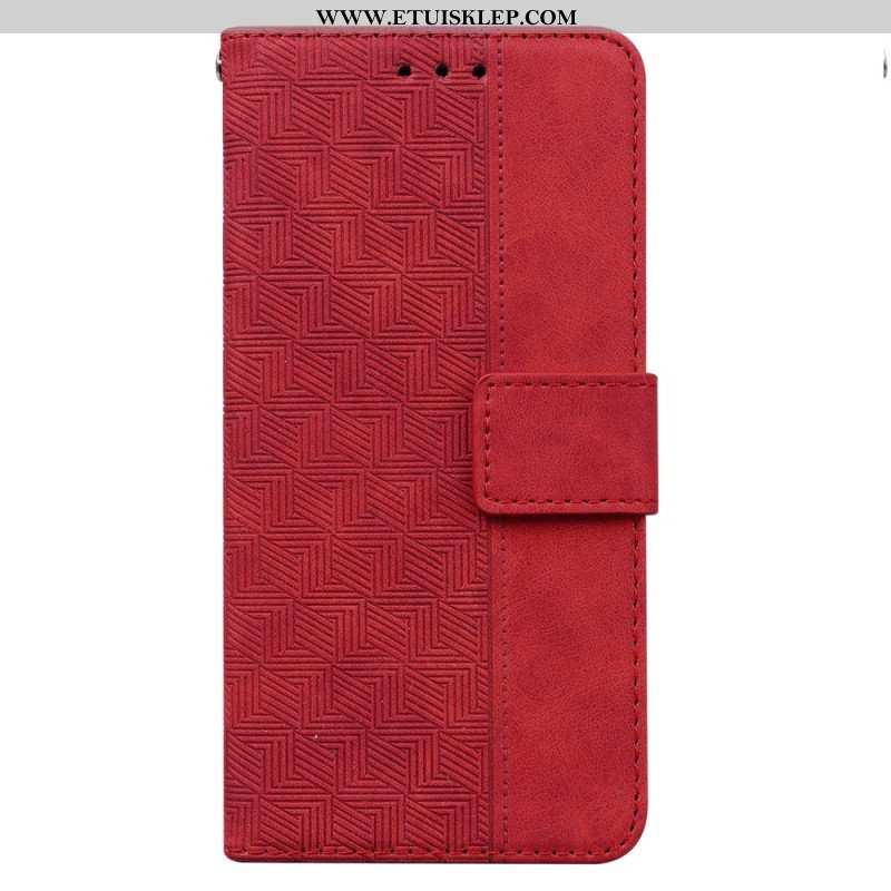 Etui Folio do OnePlus Nord CE 2 5G Przeszycia Ze Sztucznej Skóry